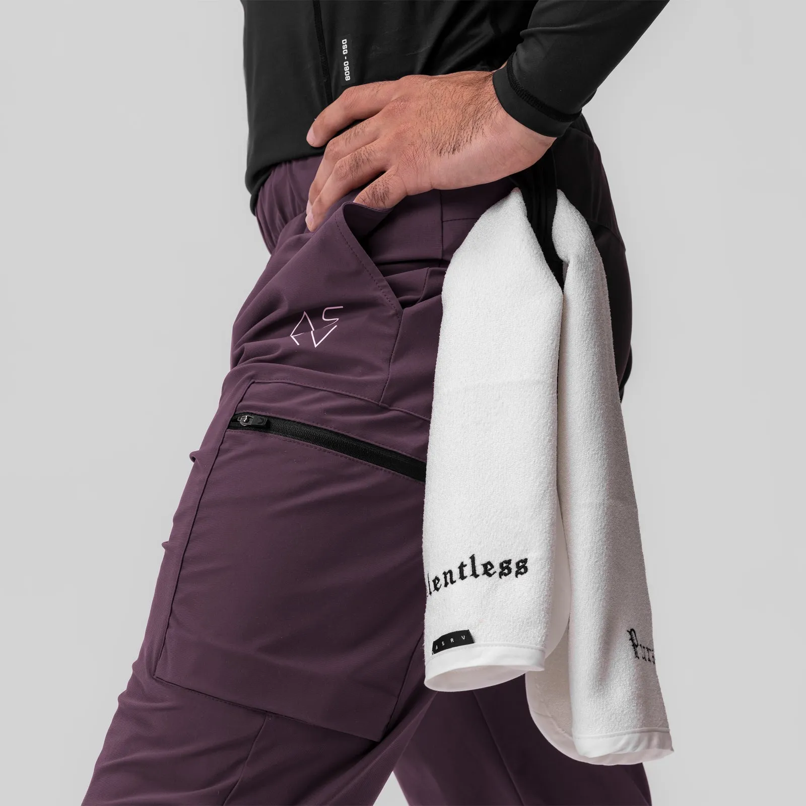 0656. Tetra-Lite® Standard Zip Jogger - Deep Purple "Cyber"