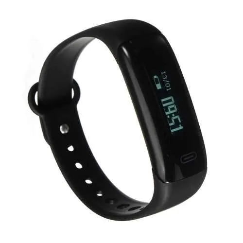 0.86 inch Heart Rate Fitness Tracker Sleep Monitor Smart Bracelet Wristband for Mobile Phone