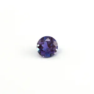 0.97ct 6mm Round Lab Grown Color Changing Alexandrite