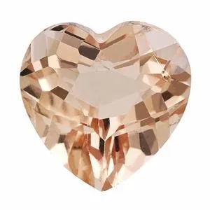 1.40 ct Heart Morganite