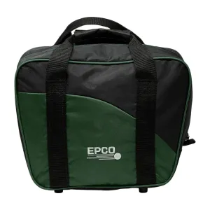 2 SMALL BALLS/SHOES NYLON BOWLING BAG - GREEN