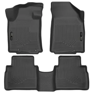 2016-2018 Nissan Maxima Floor Liners (Front/2nd Seat) - Black