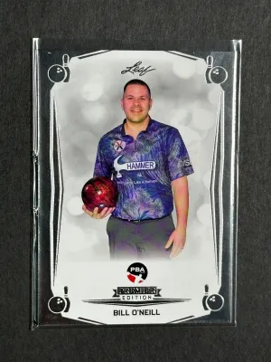 2023 Leaf PBA Trading Card Bill O'Neill