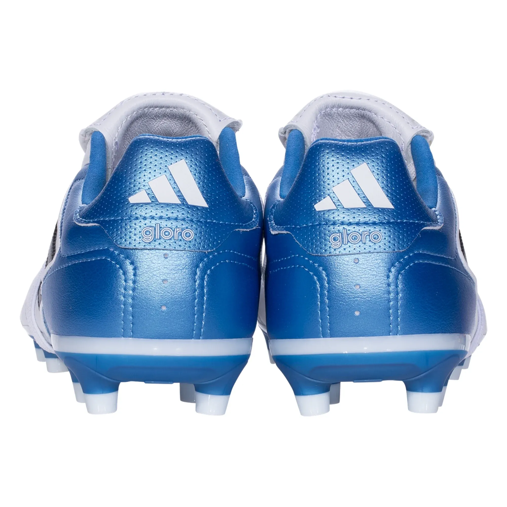 adidas Copa Gloro II FG Soccer Cleats (White/Royal Blue)