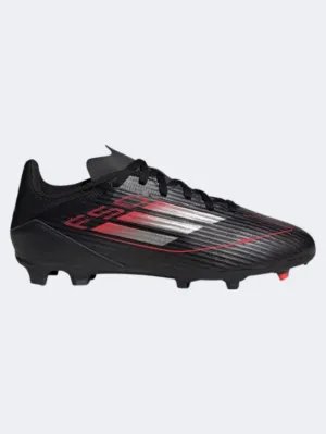 Adidas F 50 League FG MG Kids Football Shoes Black/Metalic/Red