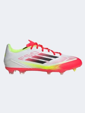 Adidas F 50 League FG MG Men Football Shoes White/Black/Yellow