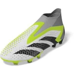 adidas Predator Accuracy  FG - White/Black/Lucid Lemon