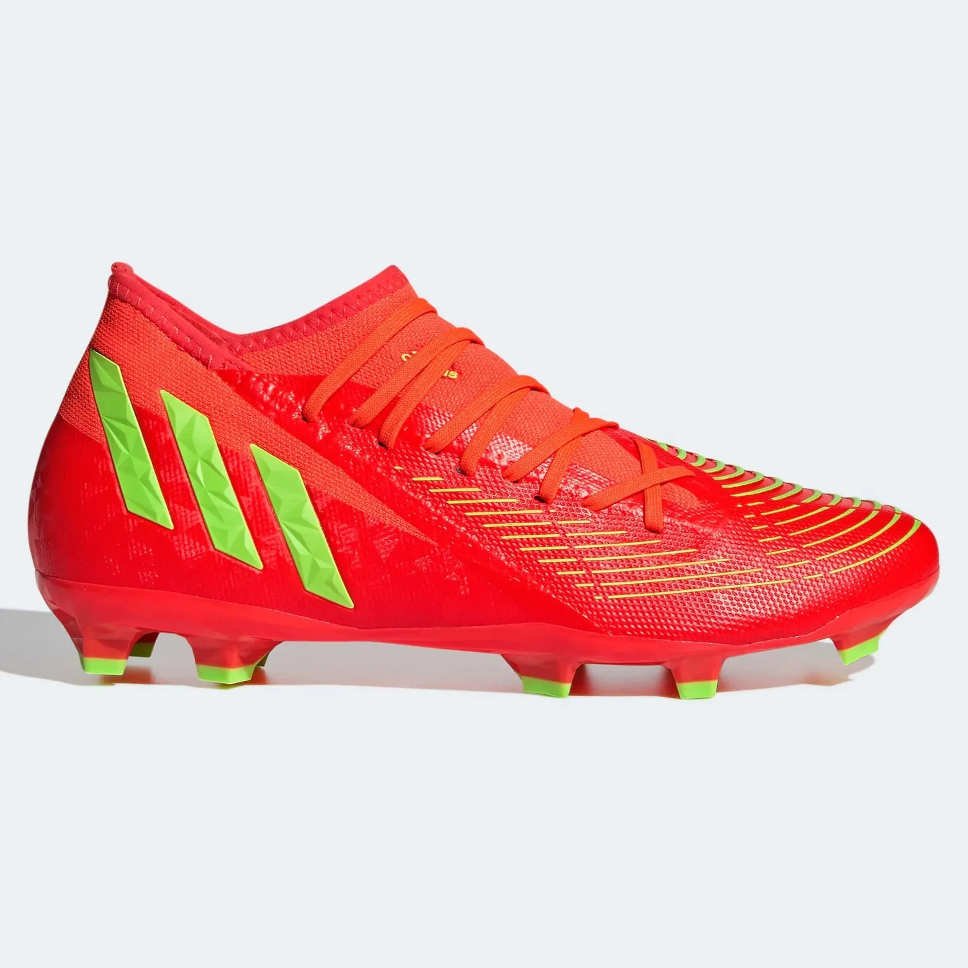 adidas Predator Edge .3 FG - Solar Red-Solar Green