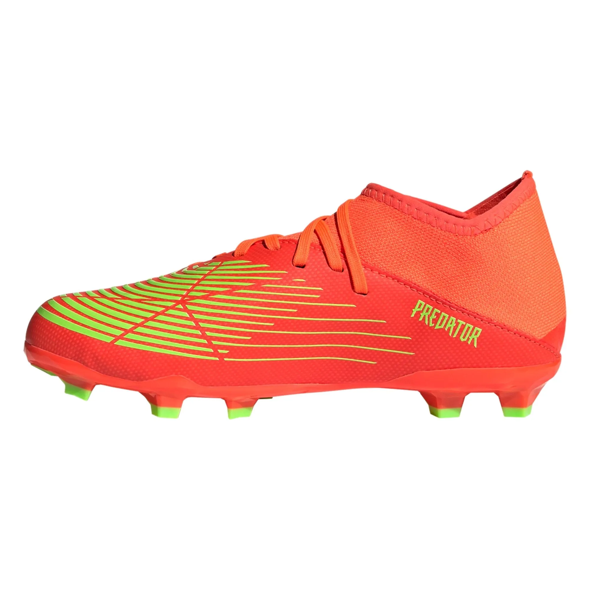 adidas Predator Edge.3 FG Junior Firm Ground Soccer Cleat - Solar Red/Solar Green/Core Black