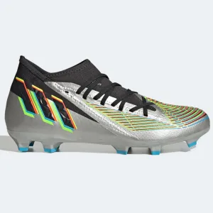 adidas Predator Edge.3 FG - Silver Metallic-Solar Green