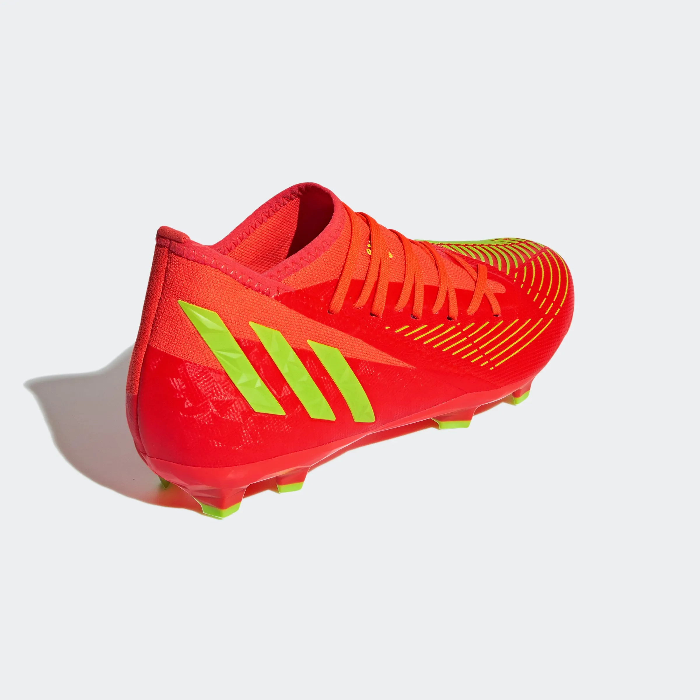 adidas predator Edge.3 Firm Ground Cleats | Solar Red/Team Solar Green/Core Black | Men's