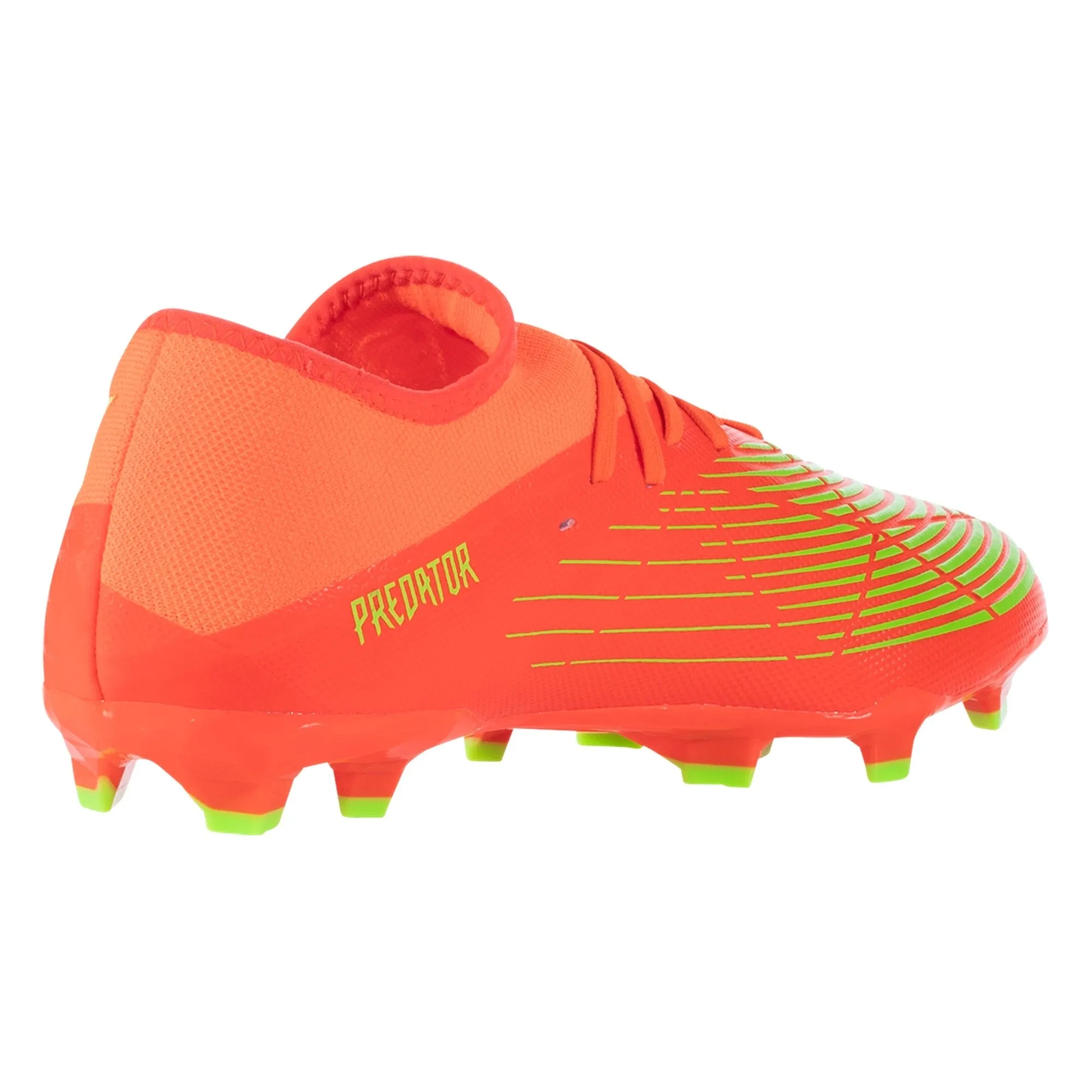 adidas Predator Edge.3 Low Cut FG Firm Ground Soccer Cleat - Solar Red/Solar Green/Core Black