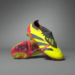 adidas Predator Elite Fold Tounge FG Firm Ground Soccer Cleat - Solar Yellow/Core Black/Solar Red