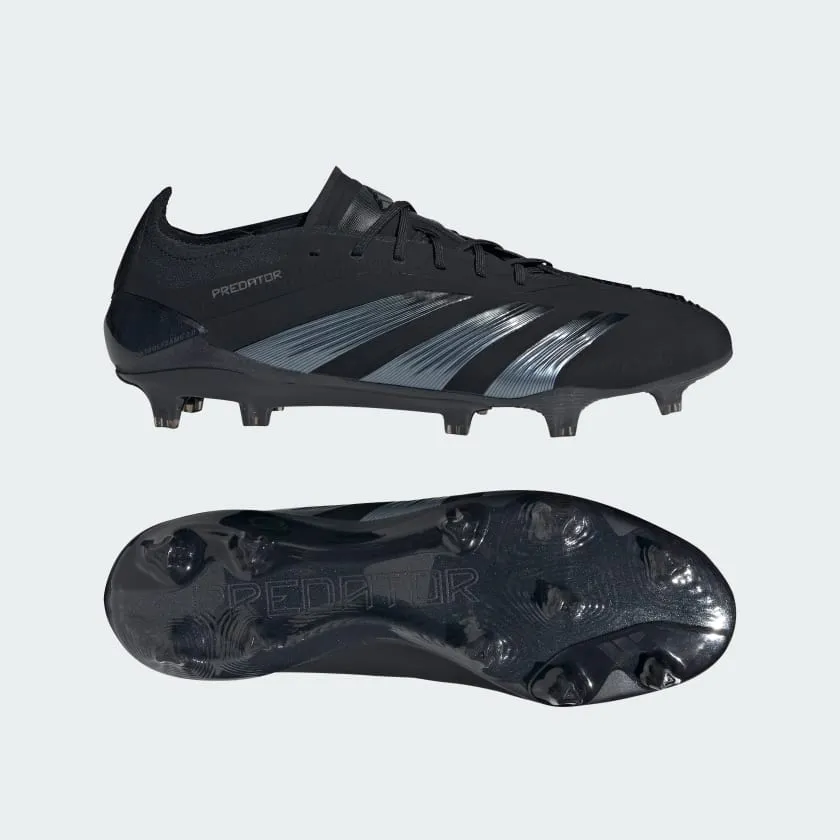 Adidas Predator Low Elite FG - Black/Carbon/Gold