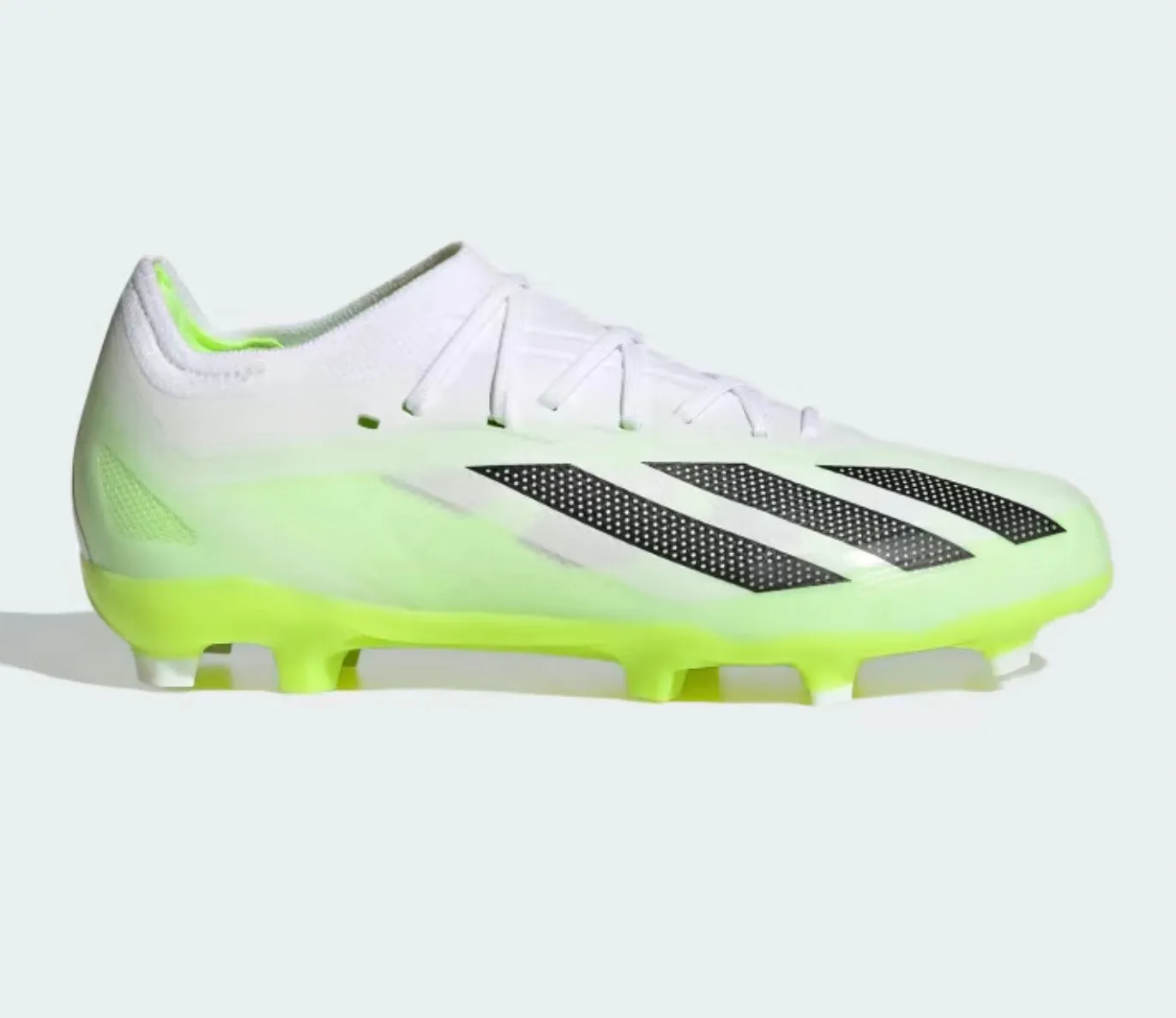 adidas X CrazyFast.1 Firm Ground Junior Soccer Cleats IE4208 White/Black/Green