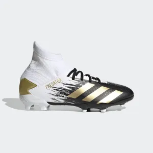 Adidas Youth Predator 20.3 FG Cleats FW9215 Black/Gold/White