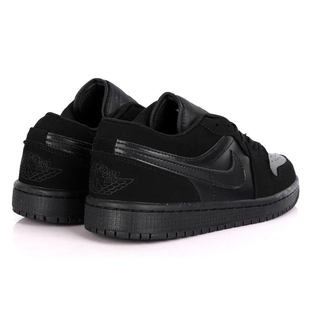 Air Jordan 1 Low All Black Sneakers