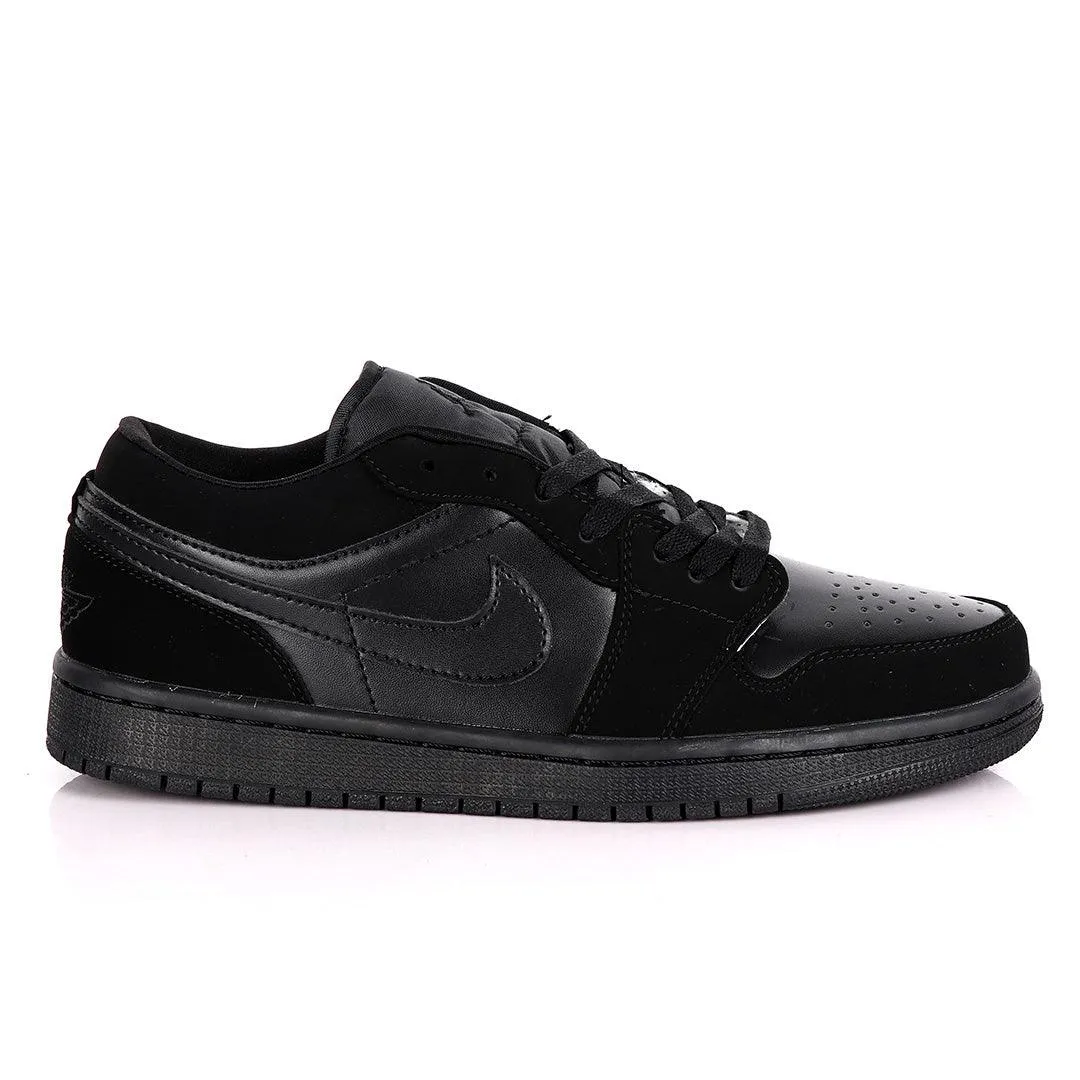 Air Jordan 1 Low All Black Sneakers