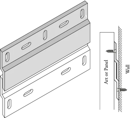 Aluminum Hanging Cleat