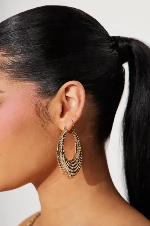 Amed Hoop Earrings - Gold