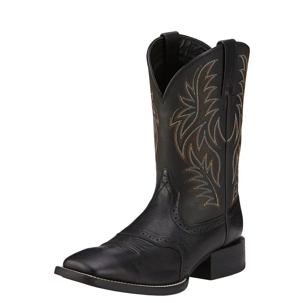 Ariat Mens Sport Western Wide Square Toe Boots - 10016292