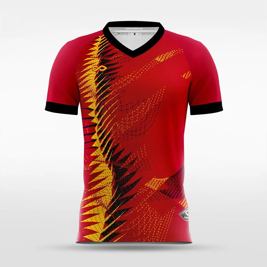 Belgium - Customized Men's Sublimated Soccer Jersey