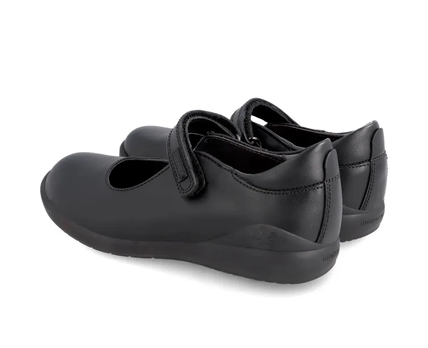 Biomecanics Girls School Shoe 181120-A Black Leather