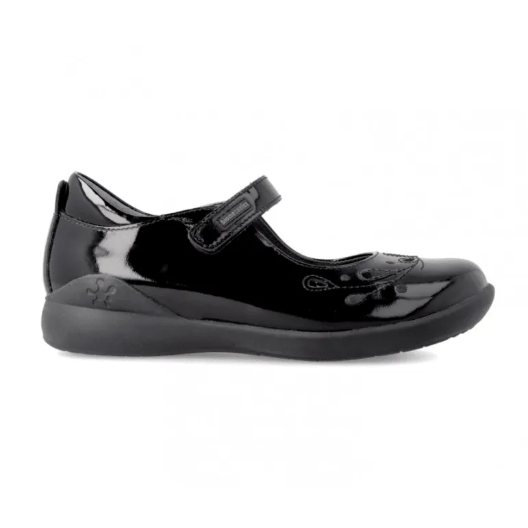 Biomecanics Girls School Shoe 221280-C Black Patent