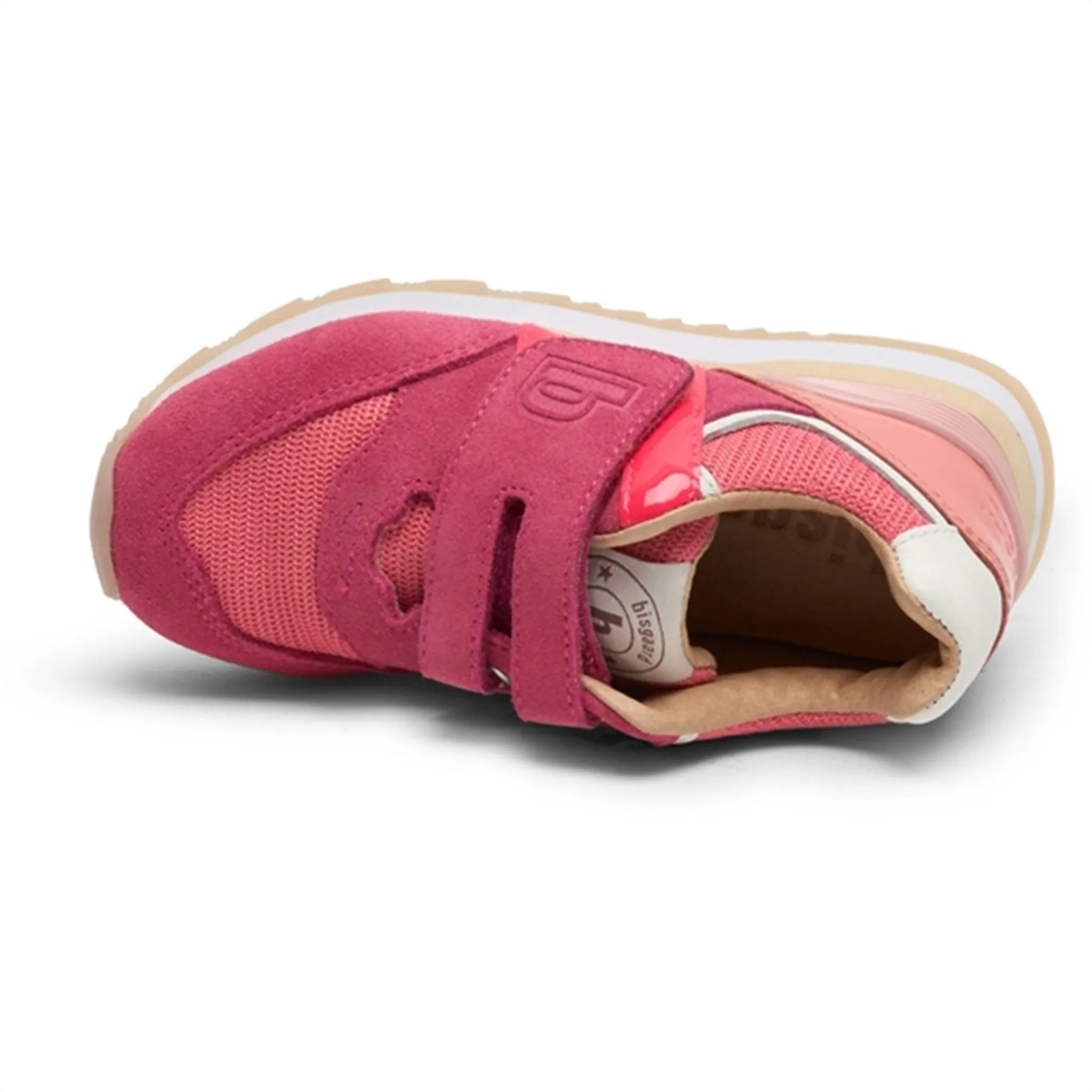 Bisgaard Winston Velcro Shoes Fuxia