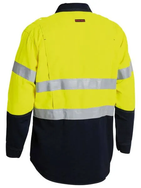 Bisley Tencate Tecasafe® Plus 700 Taped Hi Vis Fr Vented Shirt-(BS8082T)