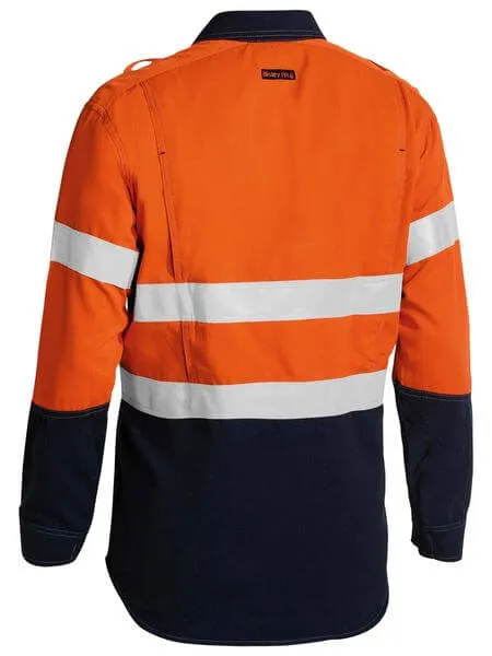 Bisley Tencate Tecasafe® Plus 700 Taped Hi Vis Fr Vented Shirt-(BS8082T)