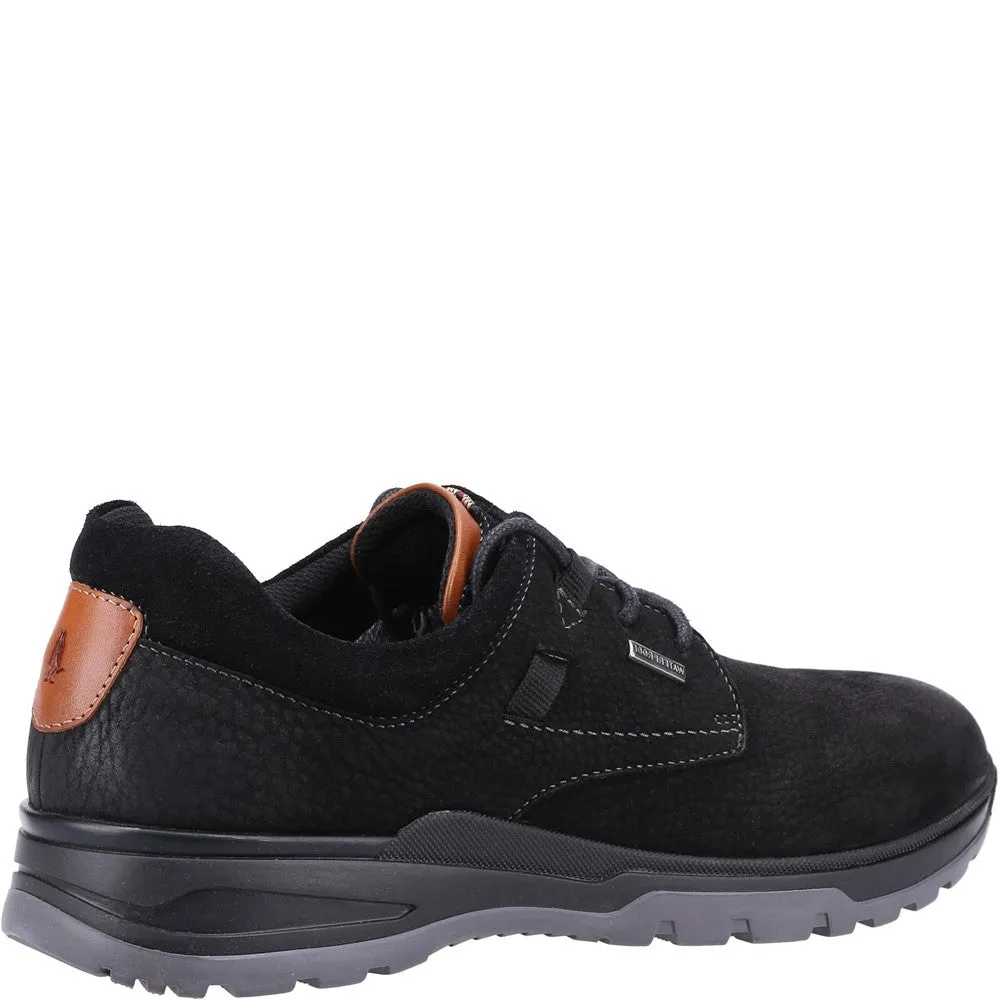 Black Nubuck Pele Lace-Up Shoes