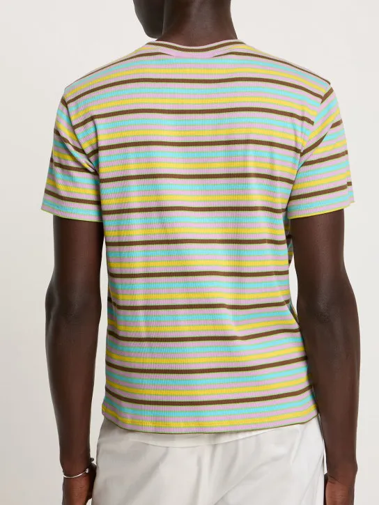 Bluemarble   Striped bowling cotton t-shirt 