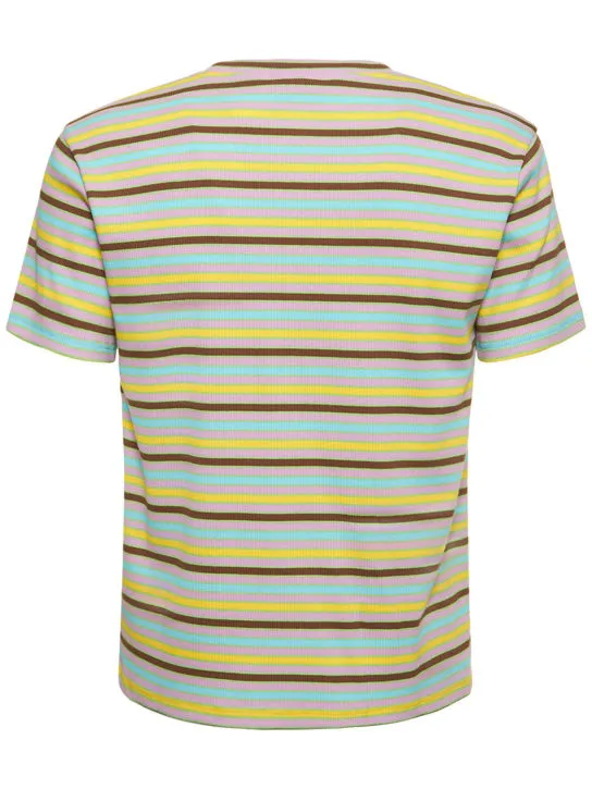 Bluemarble   Striped bowling cotton t-shirt 