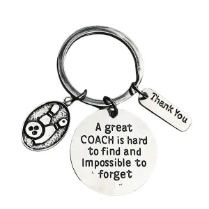 Bowling Great Coach is Hard to Find Coach Keychain