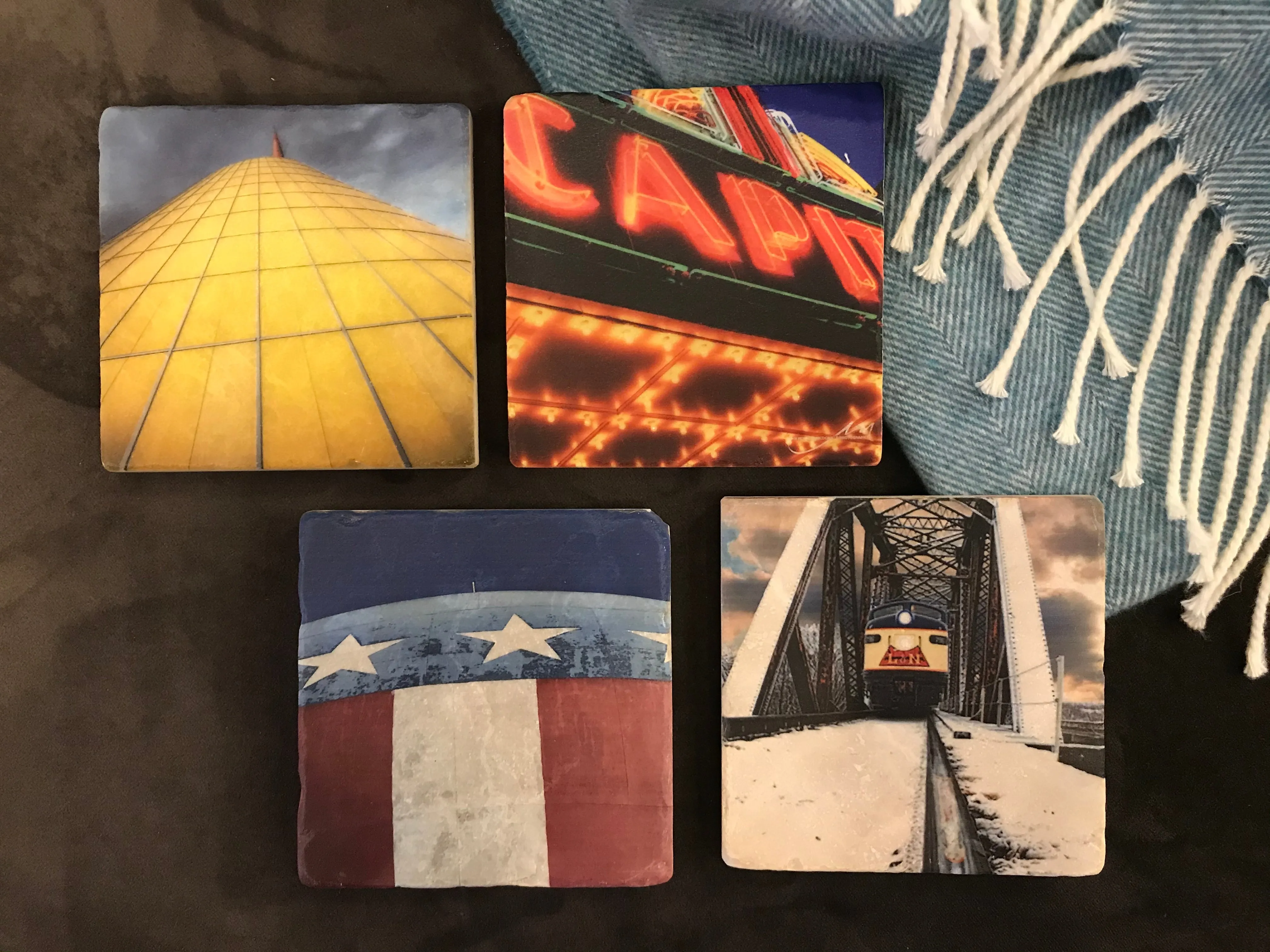 Bowling Green Landmark Coasters set of 4