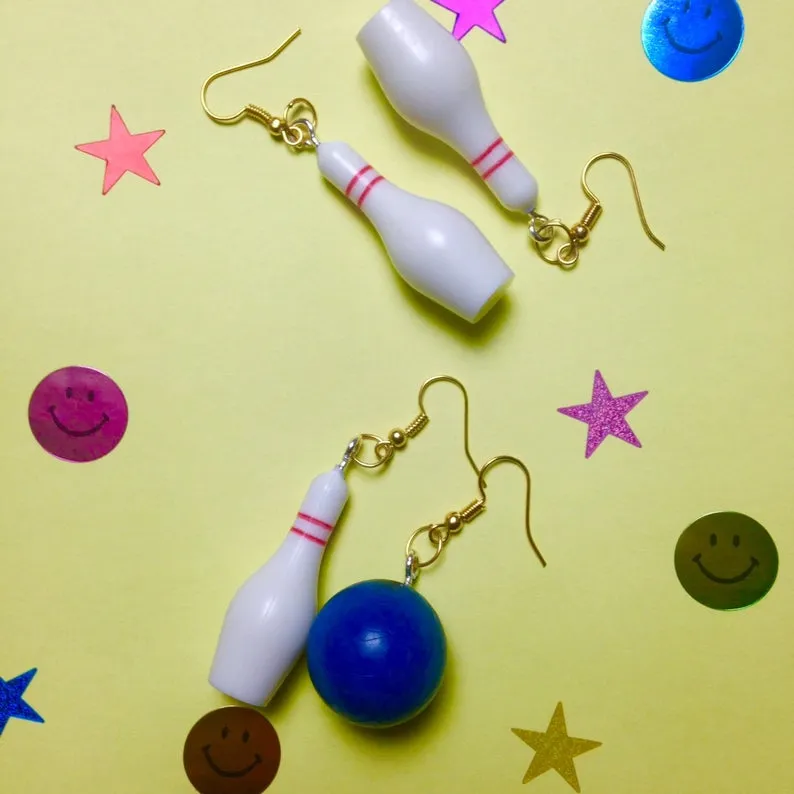 Bowling Pin Earrings