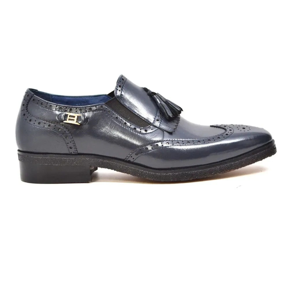 British Walkers Rick Men's Dapper Leather Slip On Dress Shoes