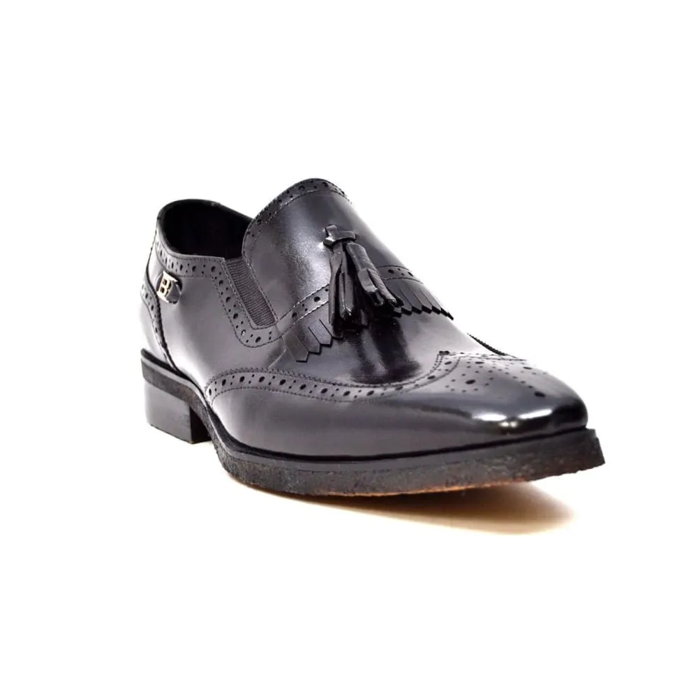 British Walkers Rick Men's Dapper Leather Slip On Dress Shoes