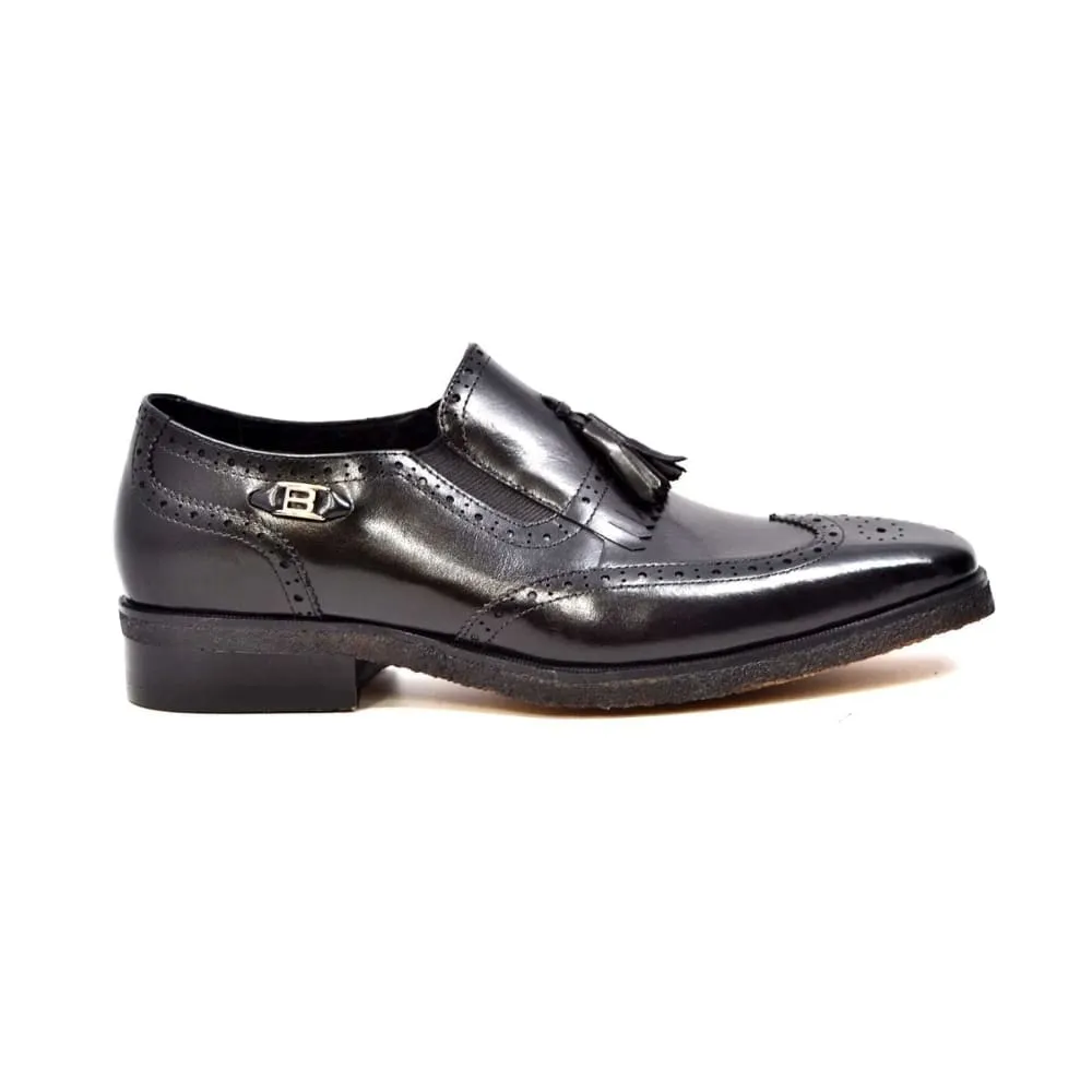 British Walkers Rick Men's Dapper Leather Slip On Dress Shoes