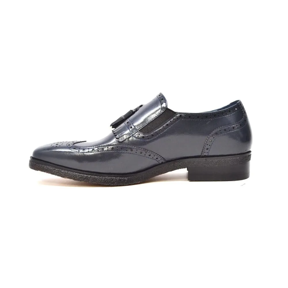 British Walkers Rick Men's Dapper Leather Slip On Dress Shoes