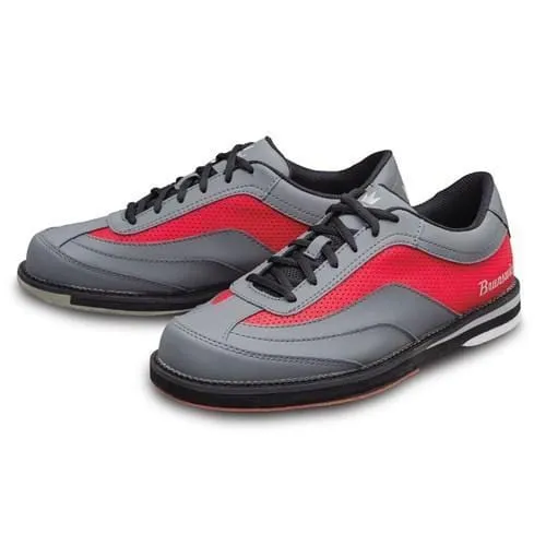 Brunswick Mens Rampage Grey Red Right Hand Bowling Shoes