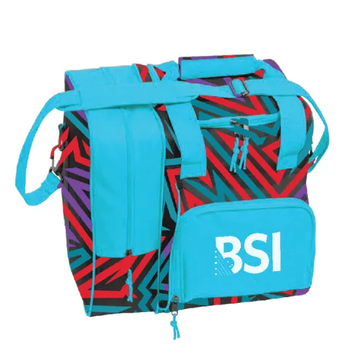 BSI Deluxe Single Tote Teal Bowling Bag