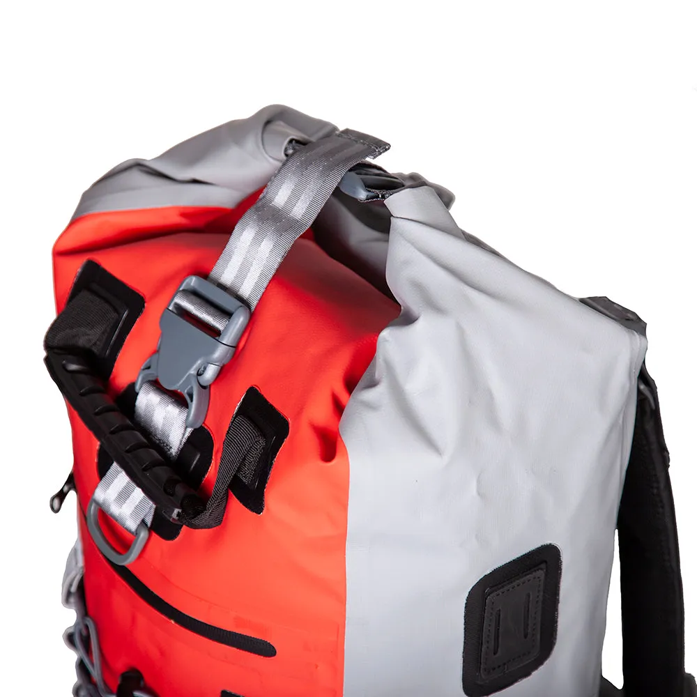 BUNDLE SPECIAL Rockagator Hydric Series 40 Liter RedRock Waterproof Backpack & 2 DRY BAGS