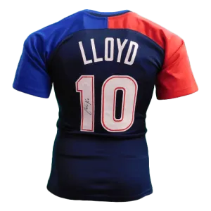 Carli Lloyd Autographed Blue USA Soccer Jersey (JSA)