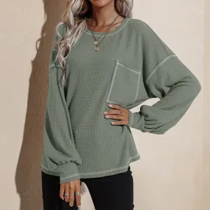 Casual Loose Tunic Sweatshirt