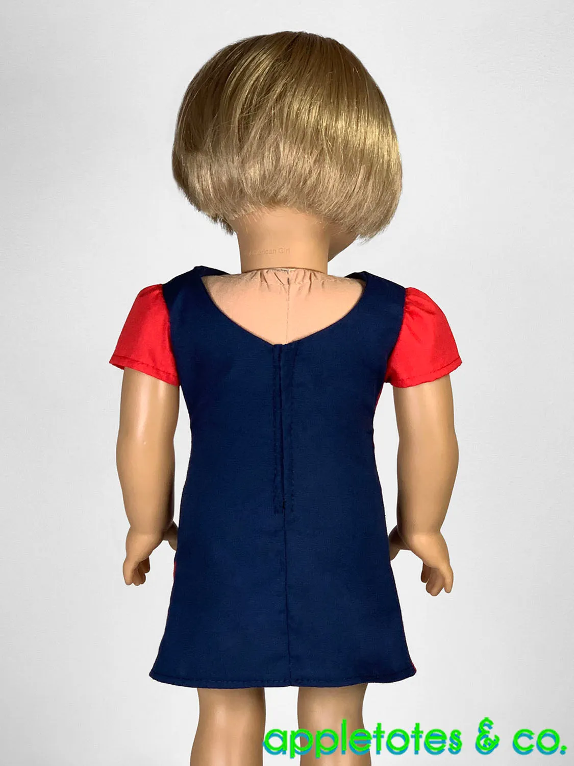 Chevron Dress 18 Inch Doll Sewing Pattern