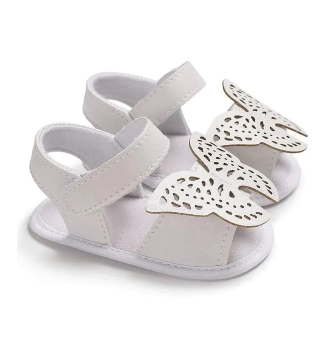 Cindy Butterfly Sandal - White