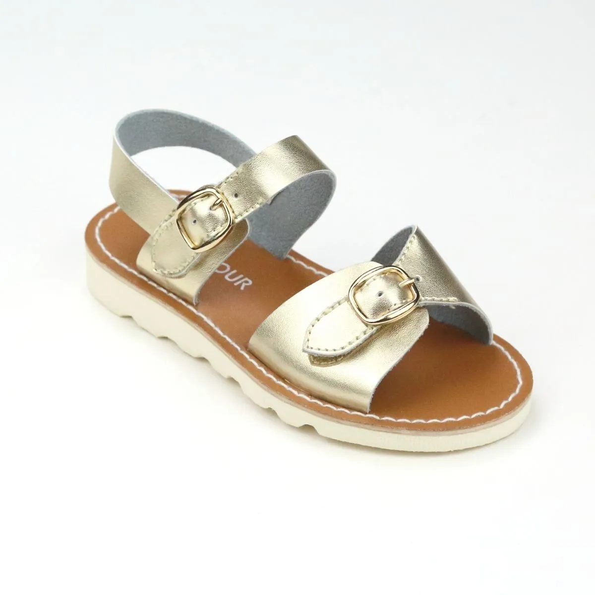 Classic Girls Hera Buckled Leather Sandal