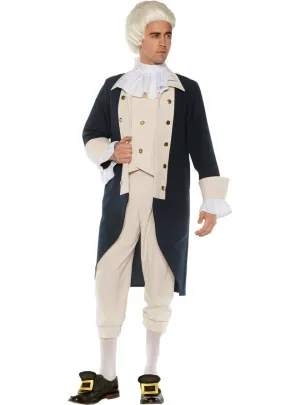 Colonial Plus Size Mens Founding Father Costume